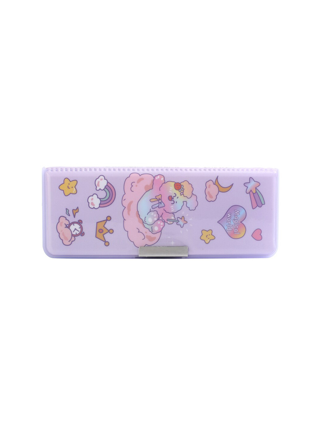 

QIPS Kids Printed Magnetic Pencil Case, Lavender