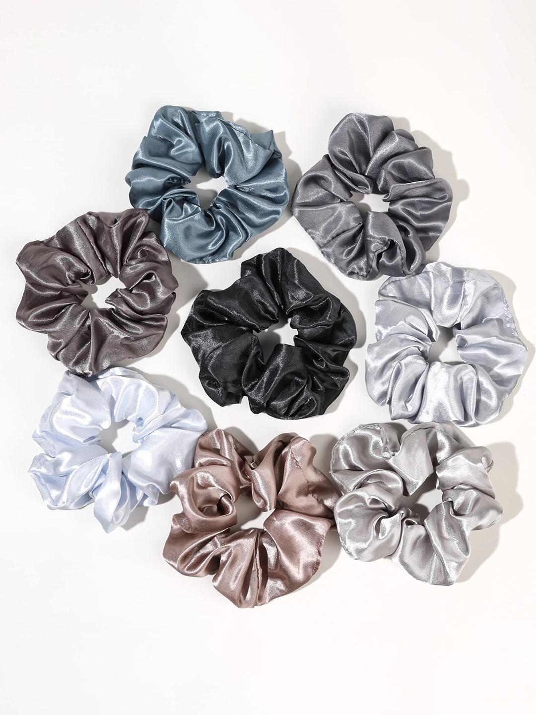 

VAGHBHATT Set of 8 Hair Accessory Set, Grey