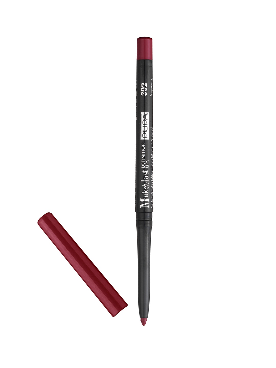 

PUPA MILANO Made To Last Definition Lips Waterproof Automatic Lip Pencil-Chic Burgundy 302, Maroon