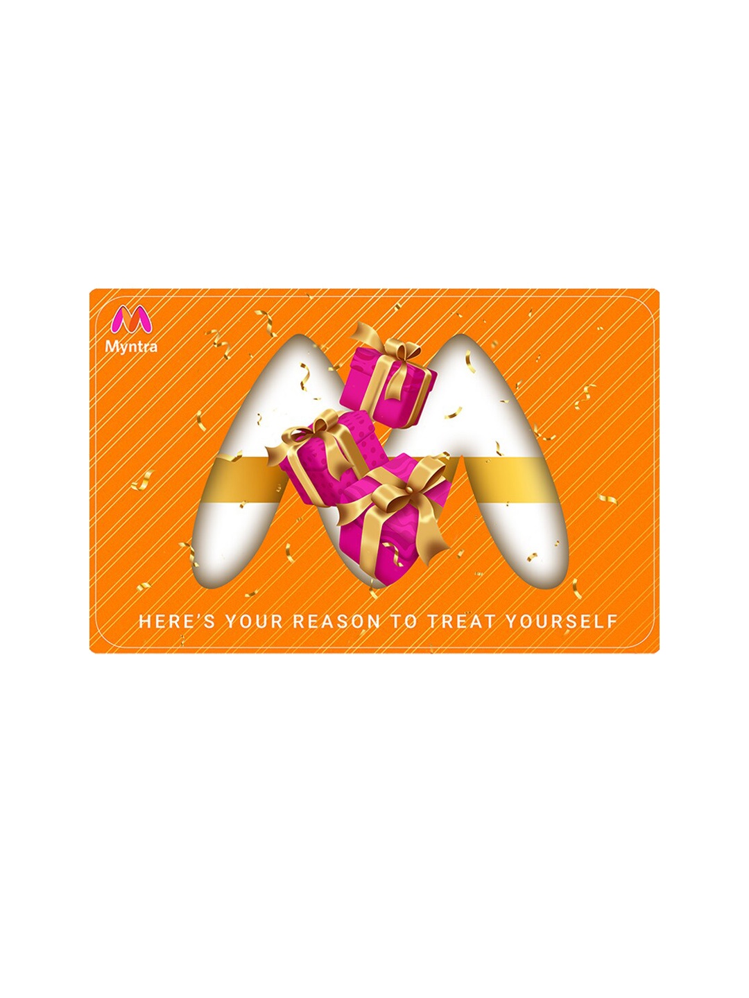 

Myntra Physical Gift Card, Orange