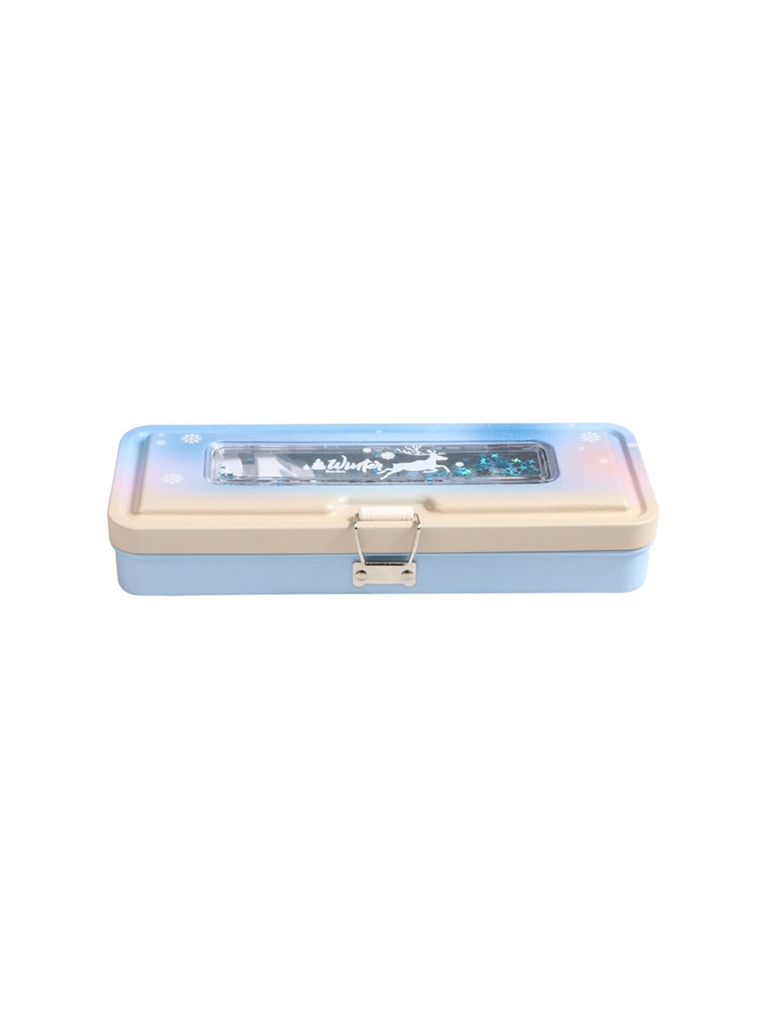 

QIPS Kids Printed Pencil Case, Blue