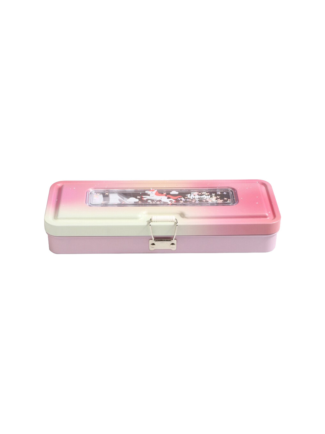 

QIPS Kids Printed Pencil Box, Pink