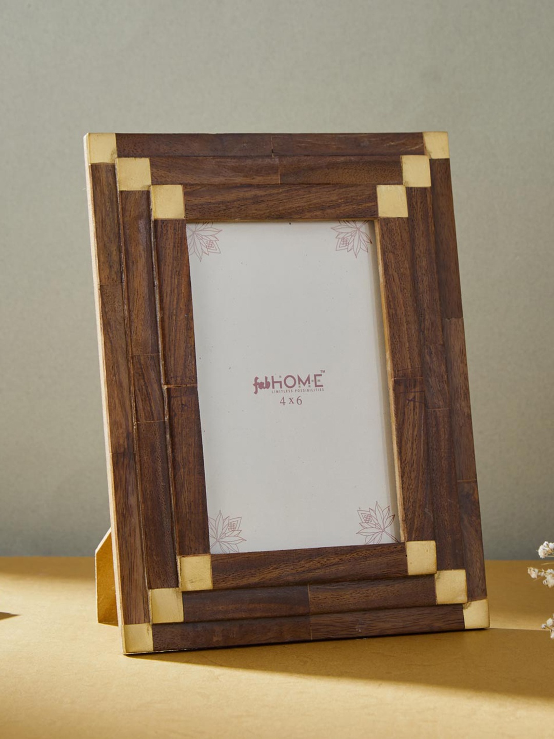 

Fabindia Mithya Inlay Brown Wooden Photo Frame