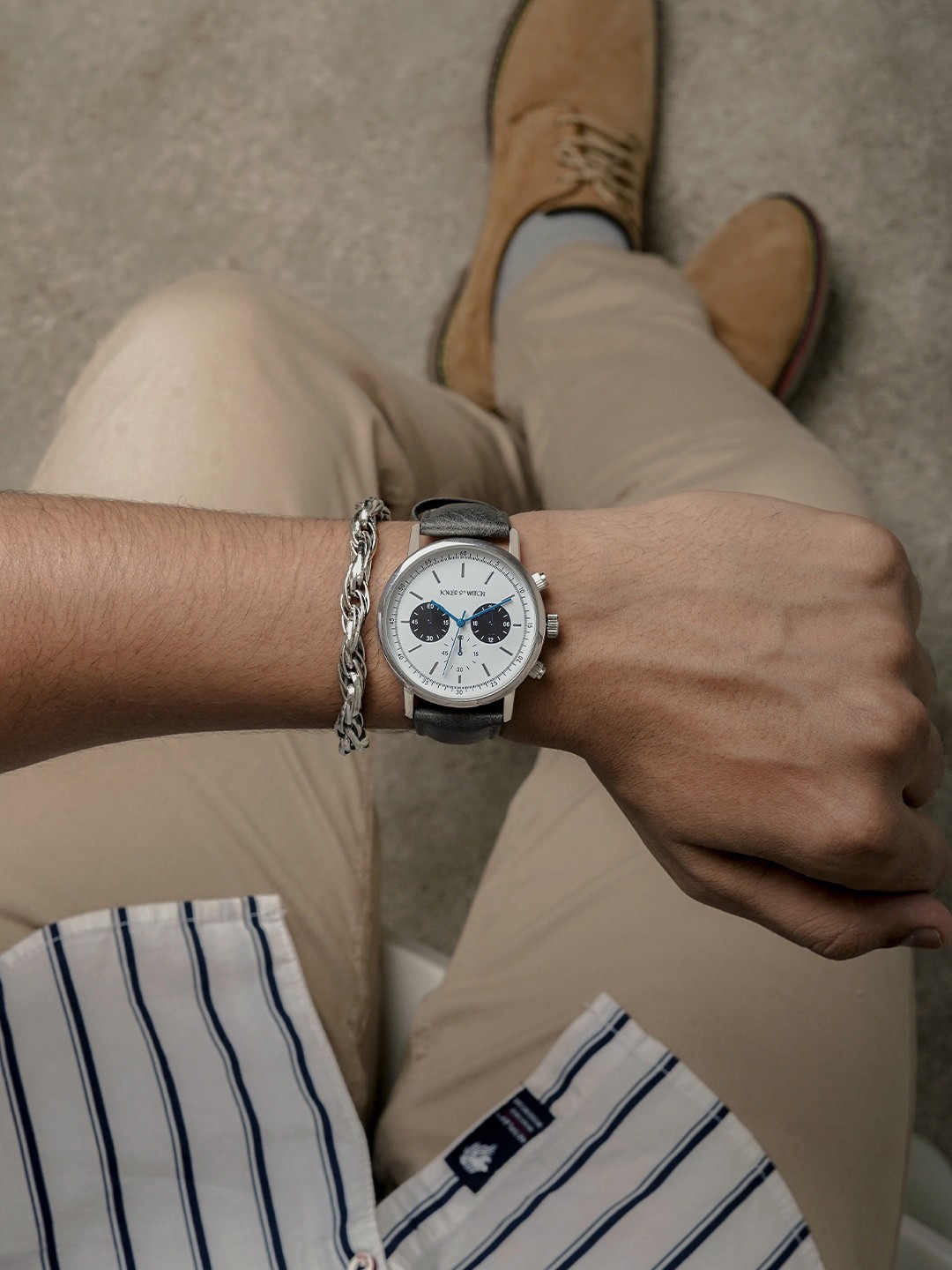 

JOKER & WITCH Mingyu Men Watch Gift Set, Grey