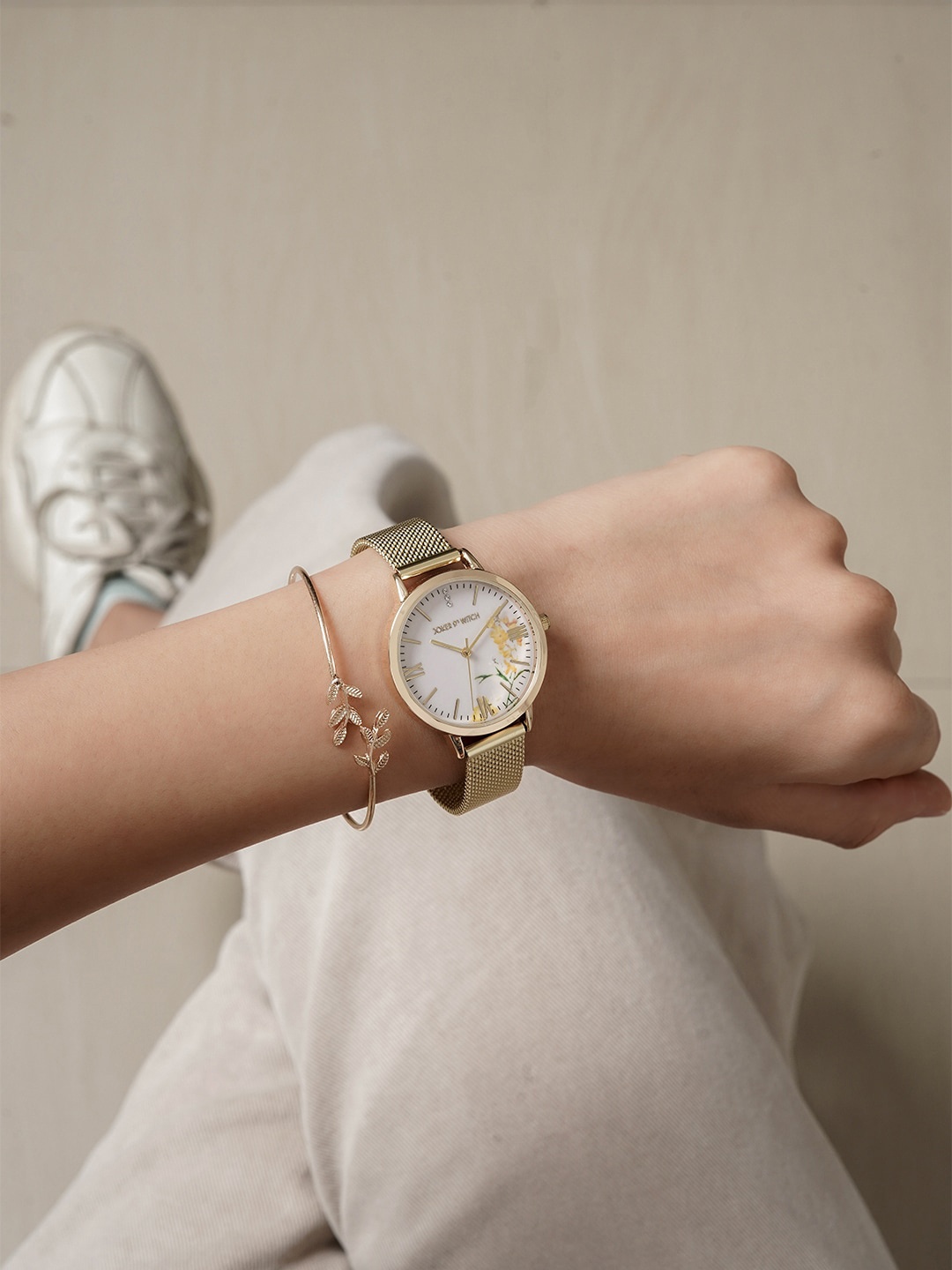 

JOKER & WITCH Sicily Women Watch Gift Set, Gold