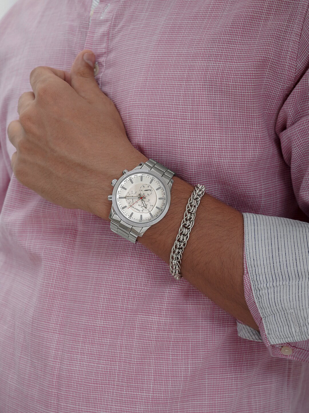 

JOKER & WITCH Hoshi Men Watch Gift Set, Silver