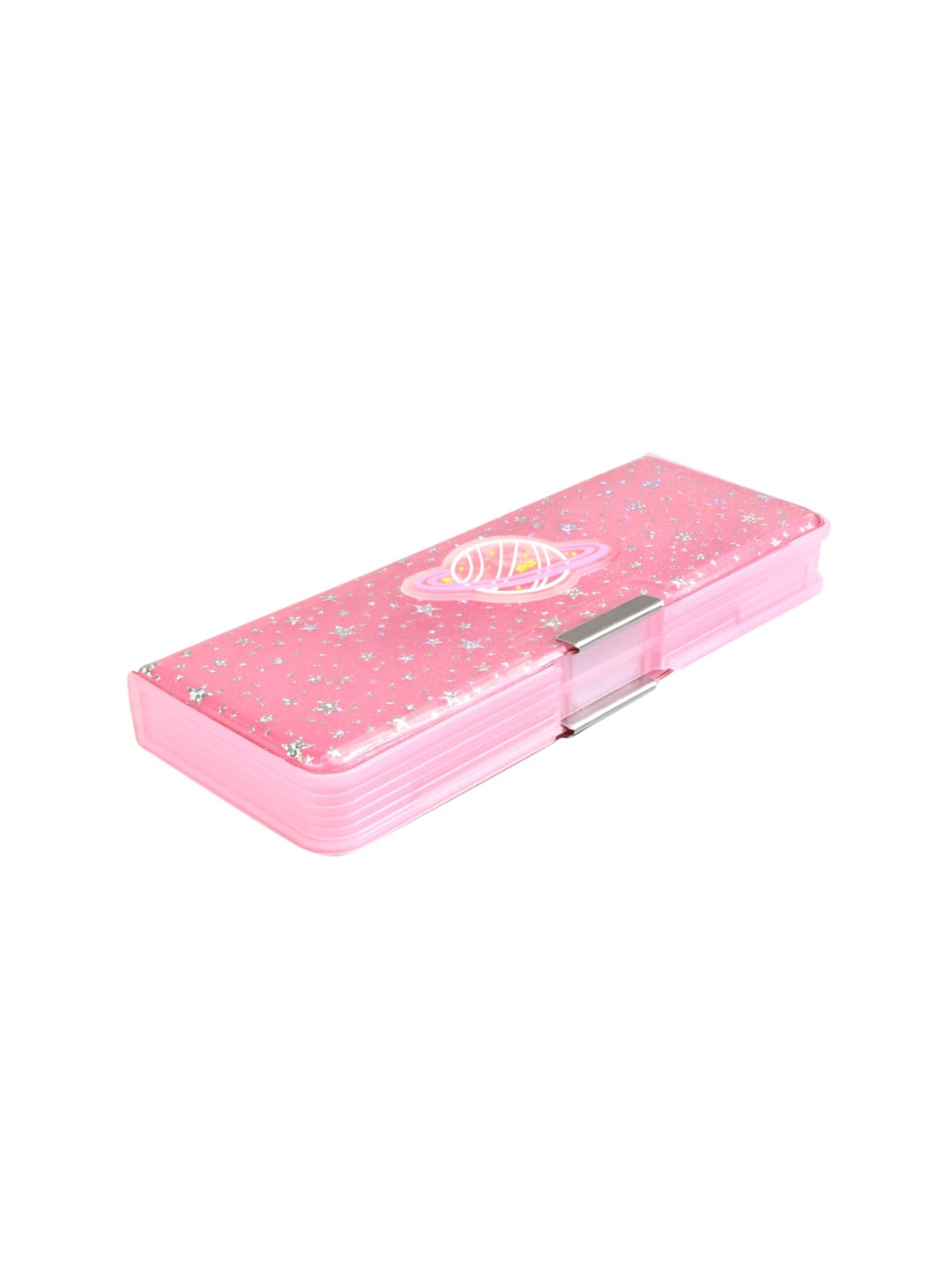 

QIPS Kids Printed Double Sided Pencil Box, Pink