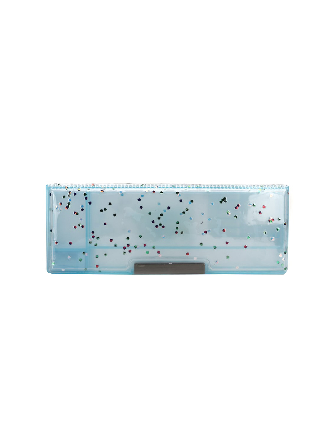 

QIPS Boys Printed Magnetic Double Sided Pencil Box, Blue