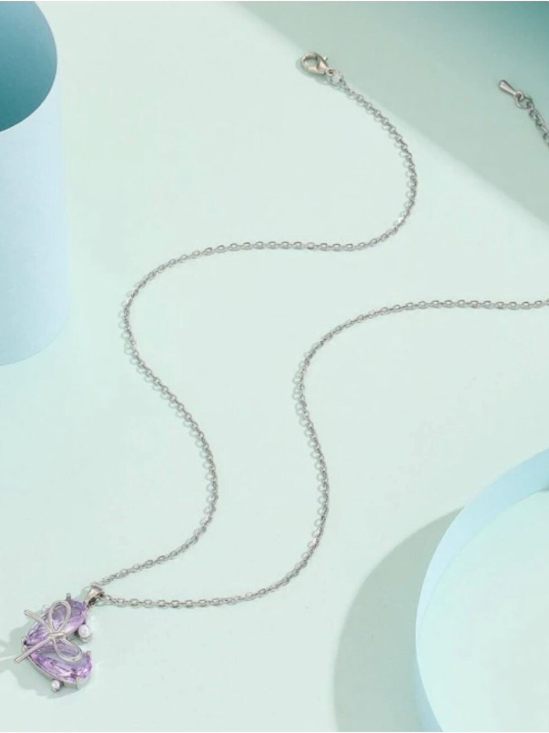 

SALTY Artificial Stone Minimal Chain, Silver