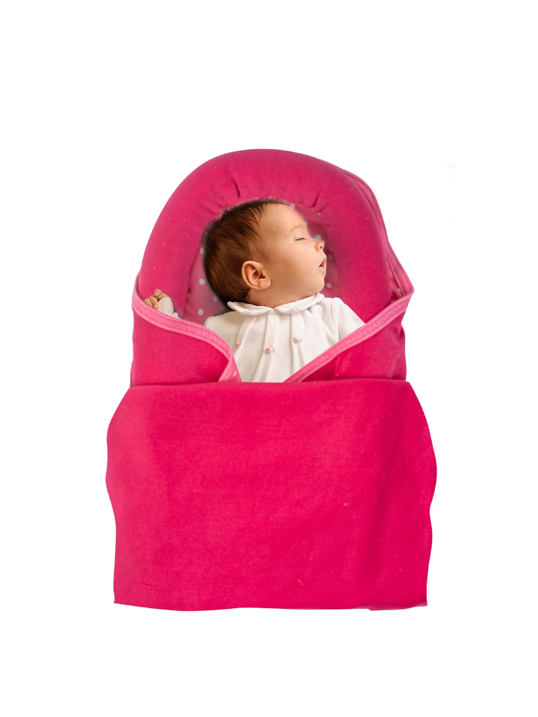 

BAYBEE Cotton Baby Snuggle Pod Swaddle Wrap - Pink
