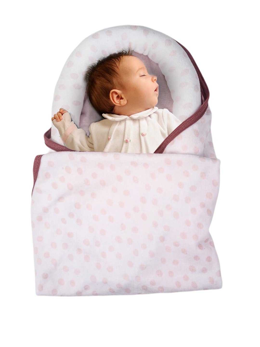 

BAYBEE Infants Printed Organic Cotton Baby Snuggle Pod Swaddle Wrap, Pink