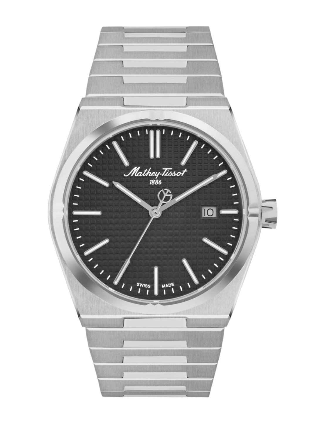 

Mathey-Tissot Swiss Made Black Dial Quartz Watch for Men's - H117AN