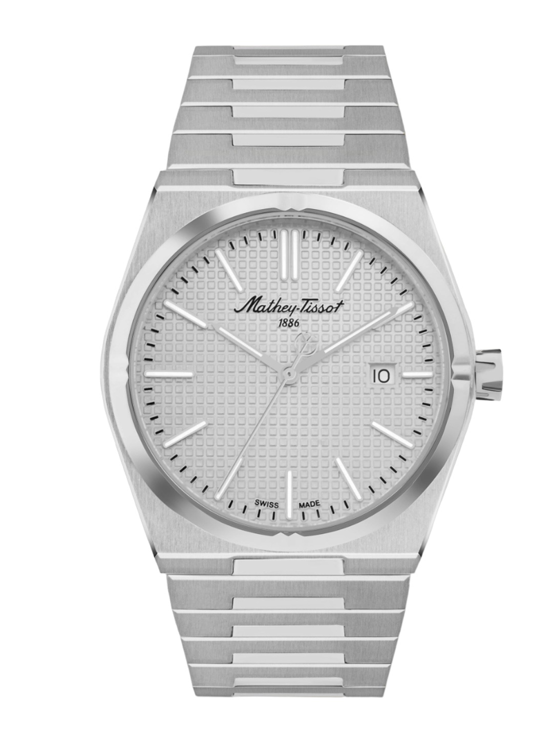 

Mathey-Tissot Men Swiss Made Quartz Analog Watch H117AS, Silver
