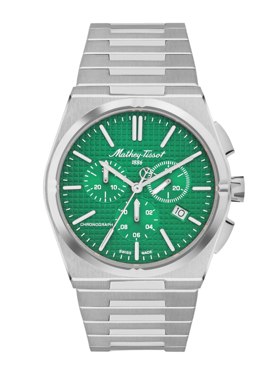 

Mathey-Tissot Men Swiss Made Dial Quartz Chronograph Watch for H117CHAV, Green