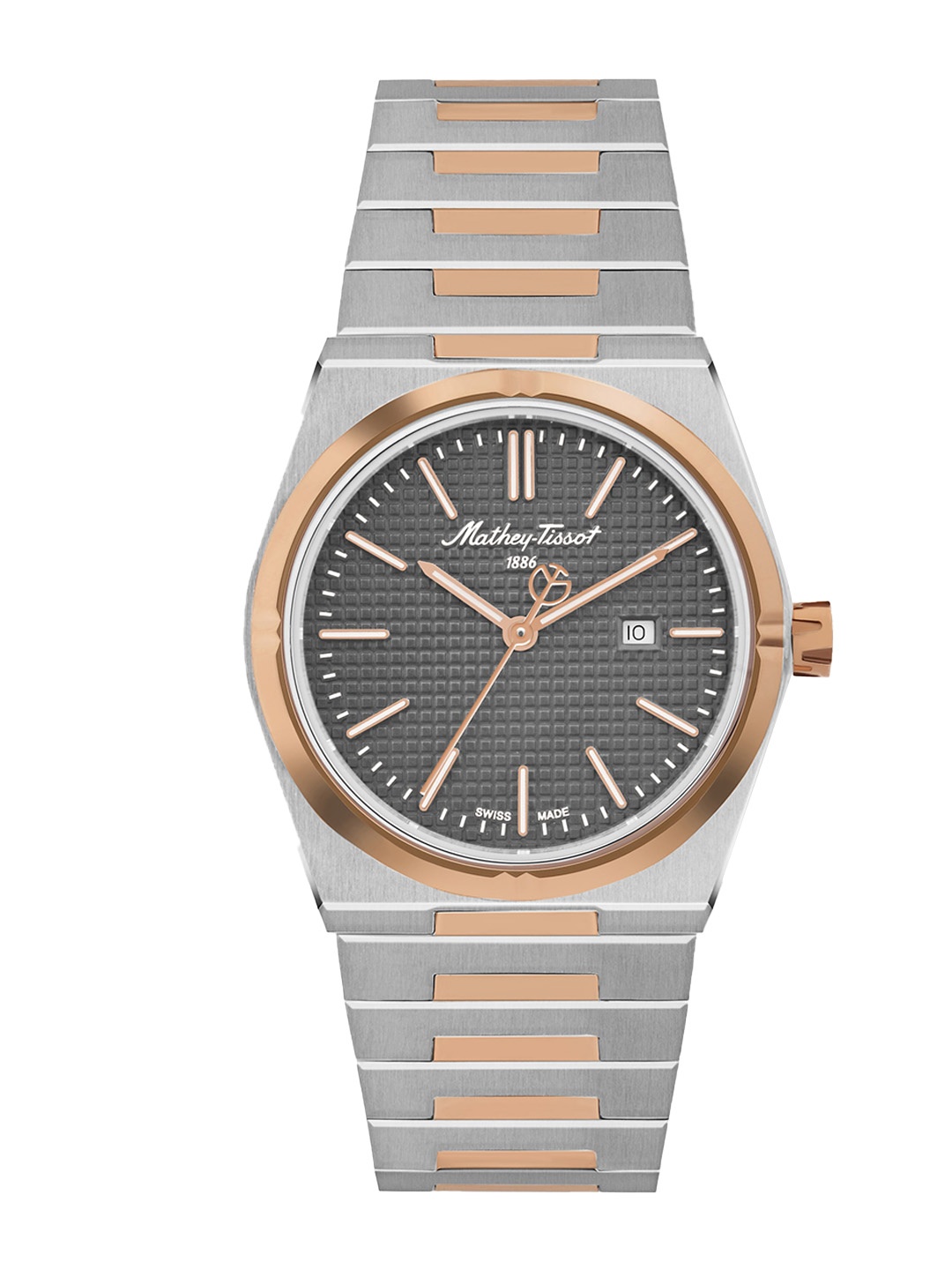 

Mathey-Tissot Women Swiss Made Quartz Analog Watch D117RS, Gold