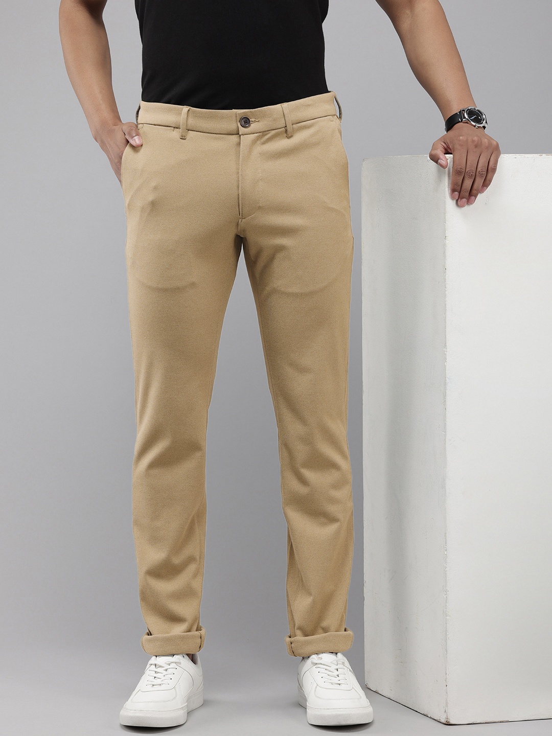 

U.S. Polo Assn. Men Denver Slim Fit Trousers, Khaki