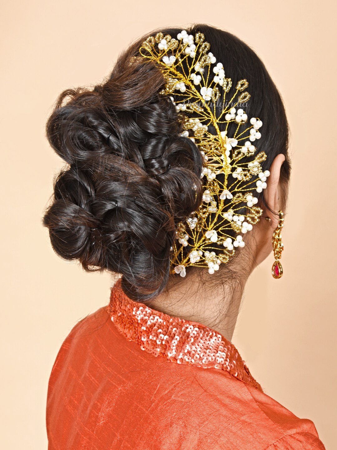 

Proplady Embellished Detail Tiara, Gold