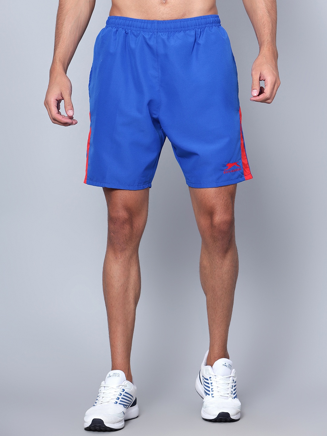 

Shiv Naresh Men Mid Rise Rapid Dry Sports Shorts, Blue