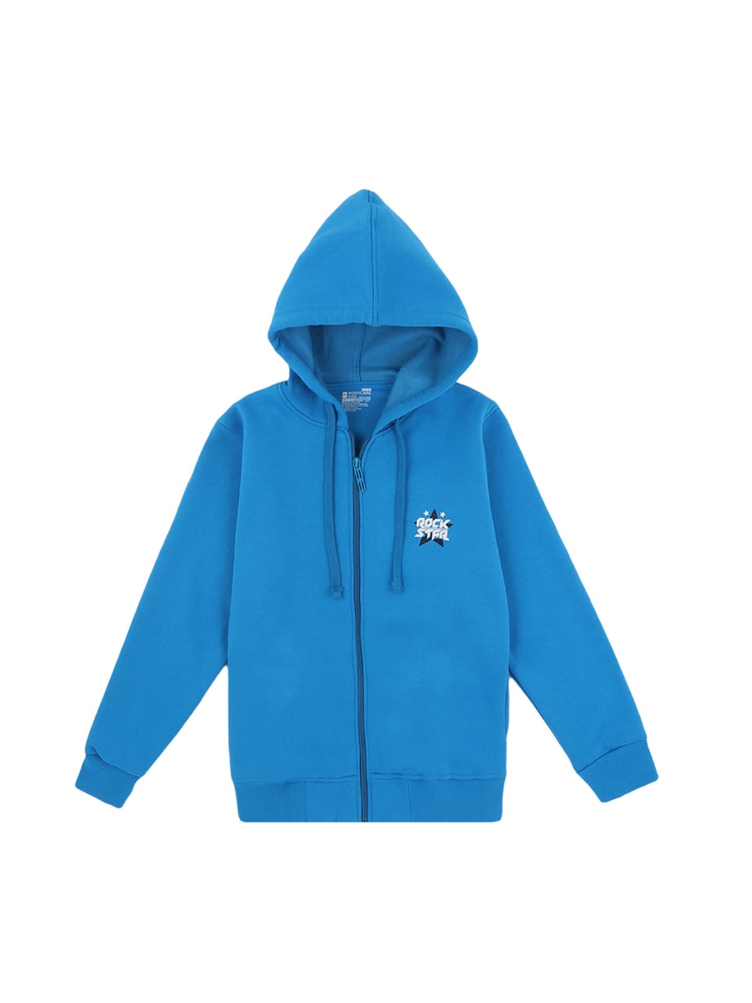 

Bodycare Kids Boys Hooded Lightweight Cotton Front Open Sweatshirts, Blue