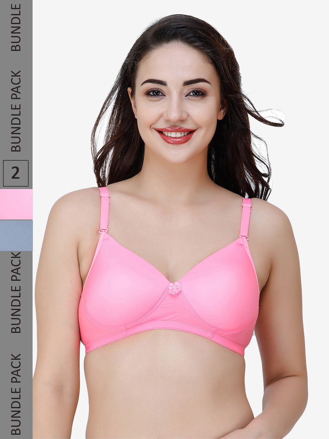 

College Girl Women Bra, Pink