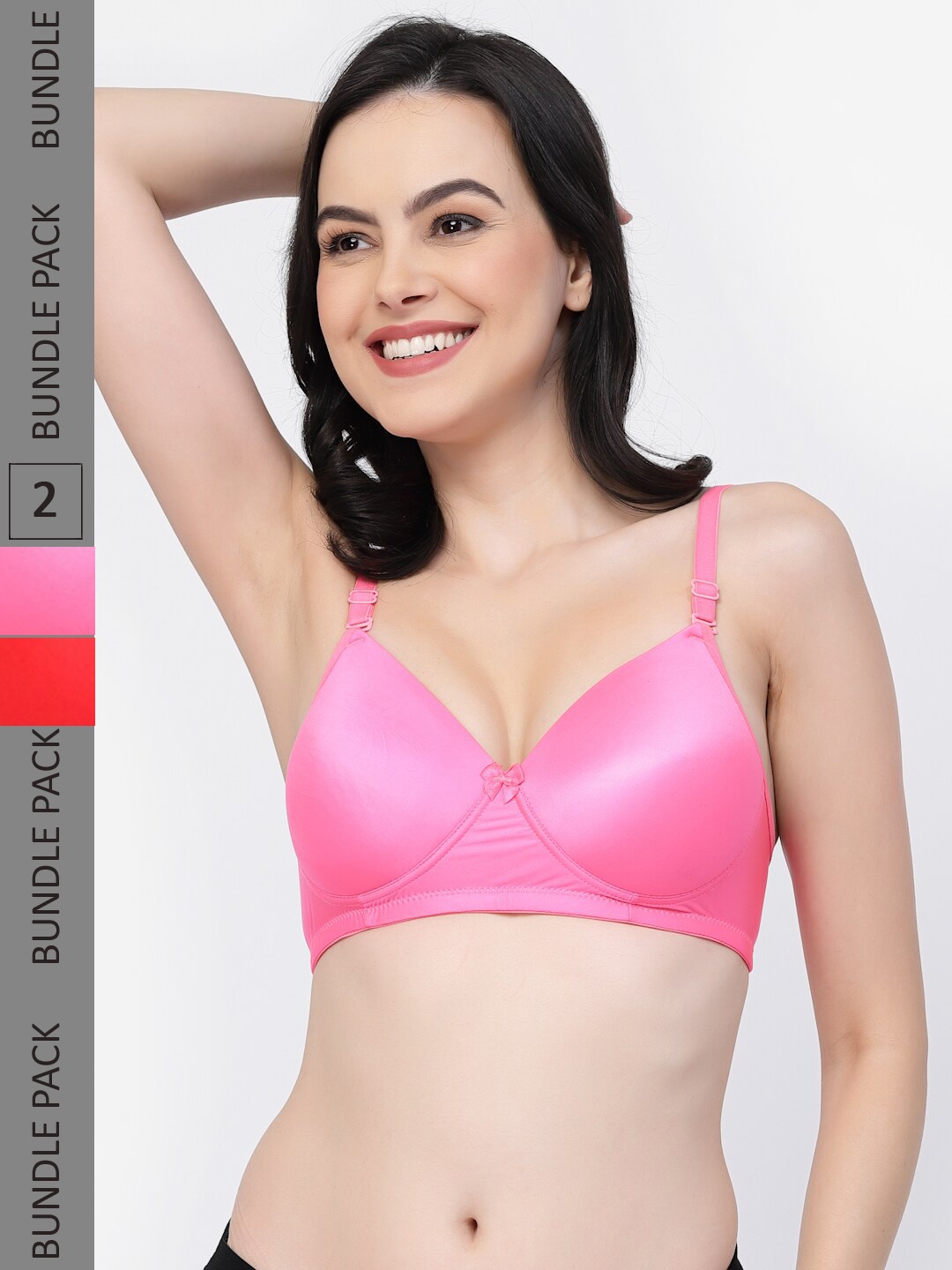 

College Girl Women Bra, Red