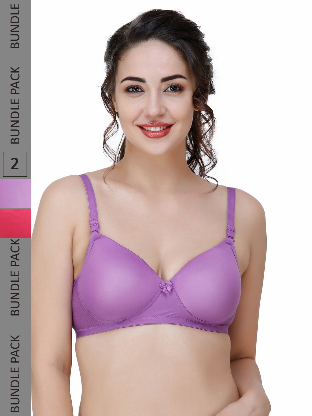 

College Girl Women Bra, Pink