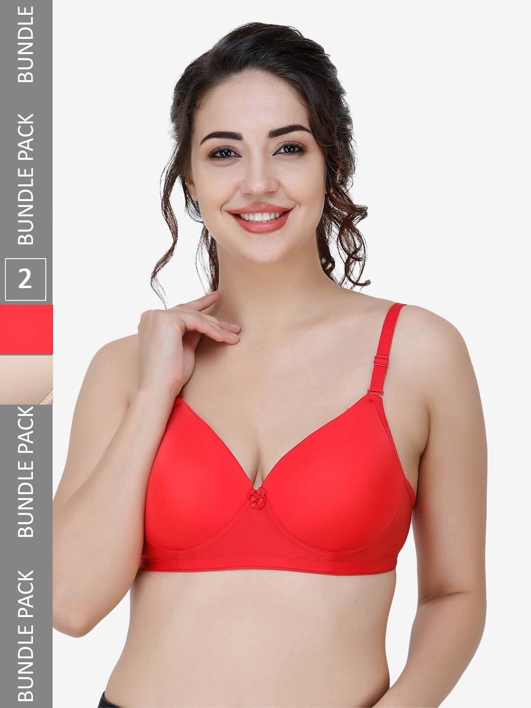 

College Girl Women Bra, Red