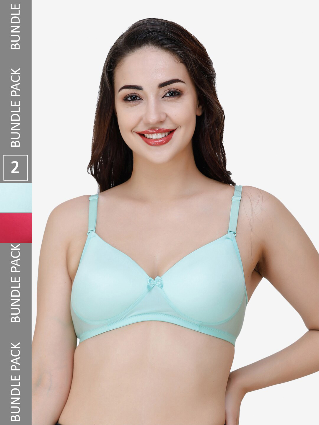 

College Girl Women Bra, Sea green