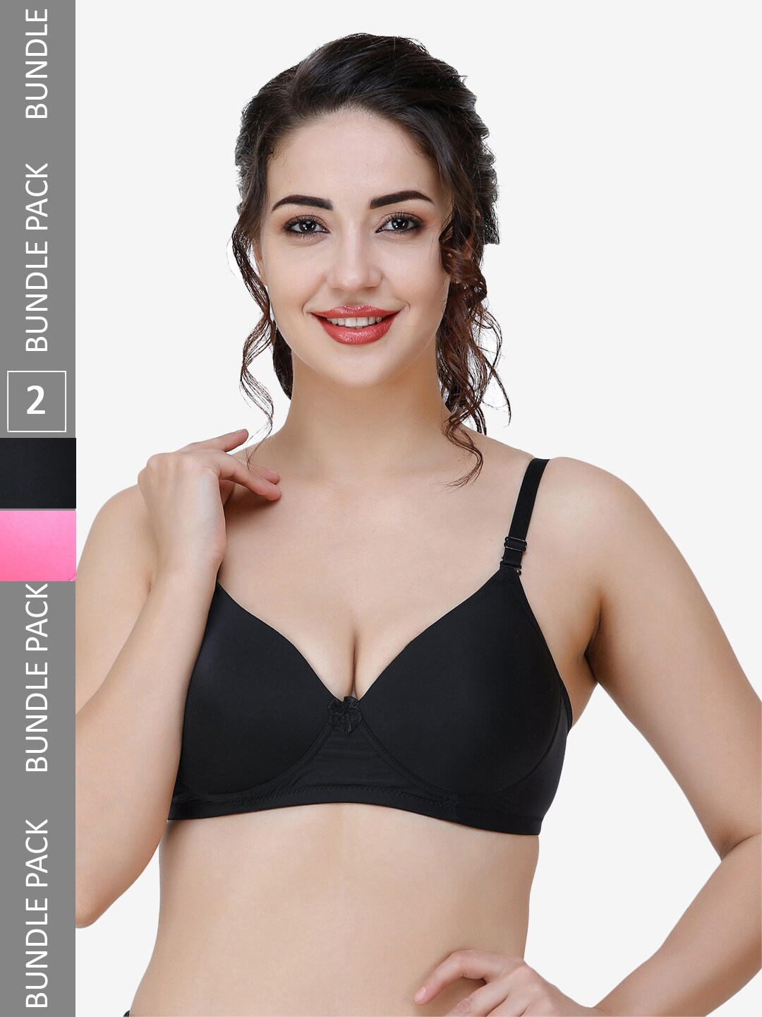 

College Girl Women Bra, Pink