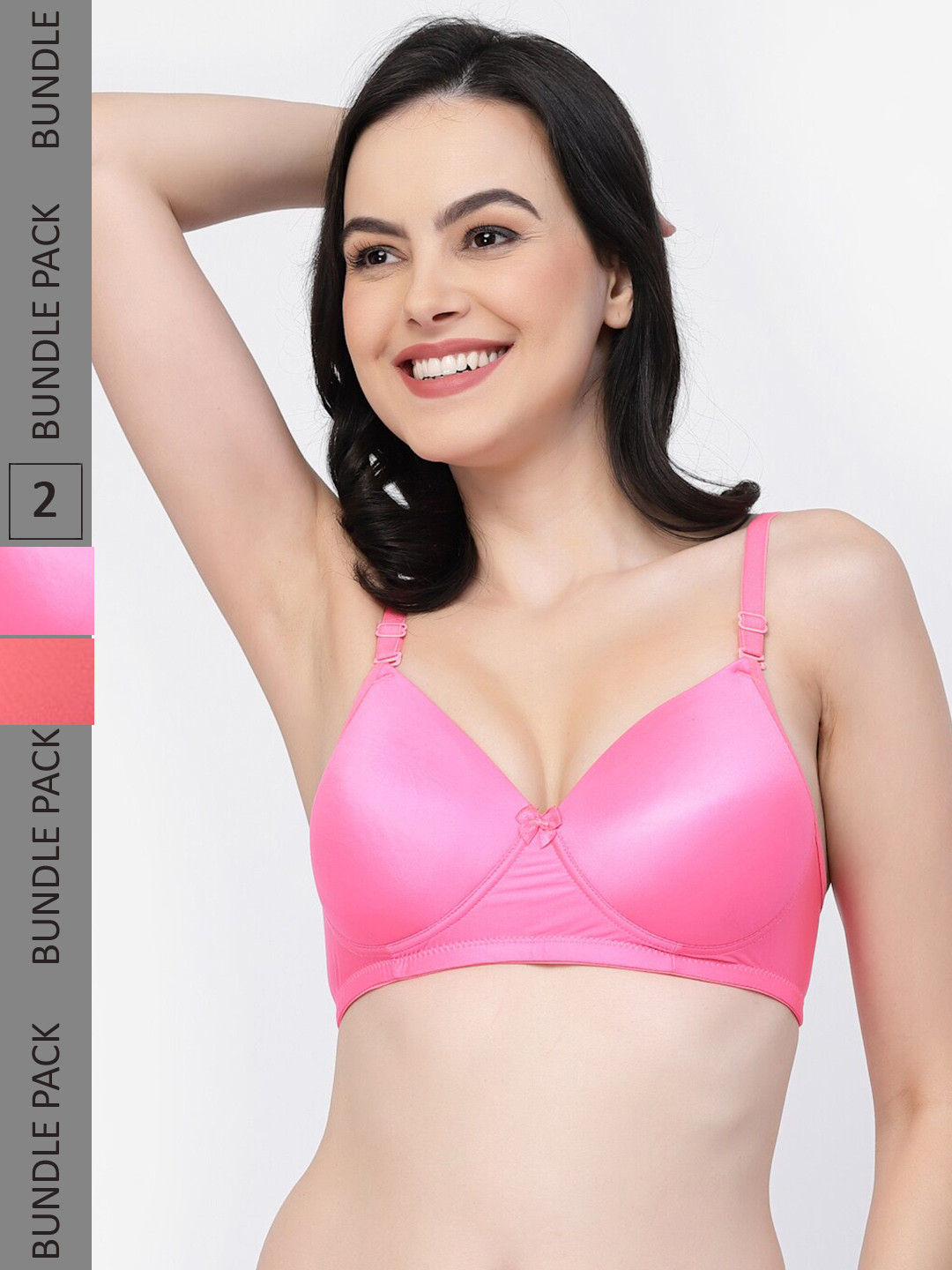 

College Girl Women Bra, Pink