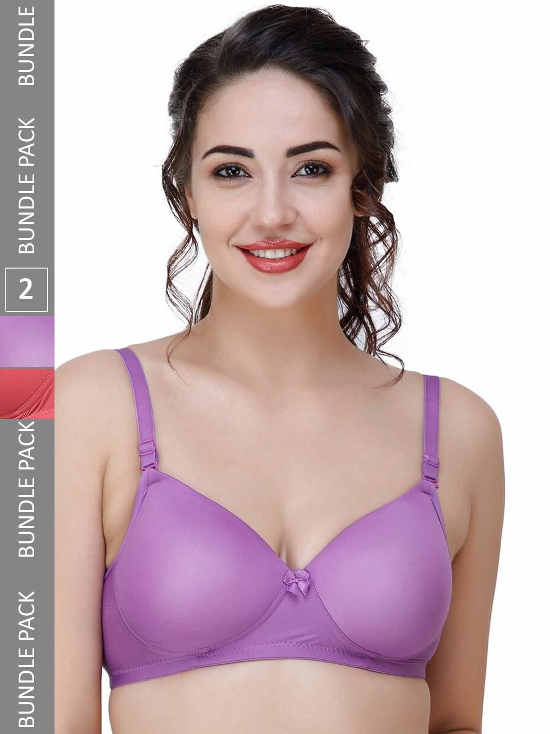 

College Girl Women Bra, Red