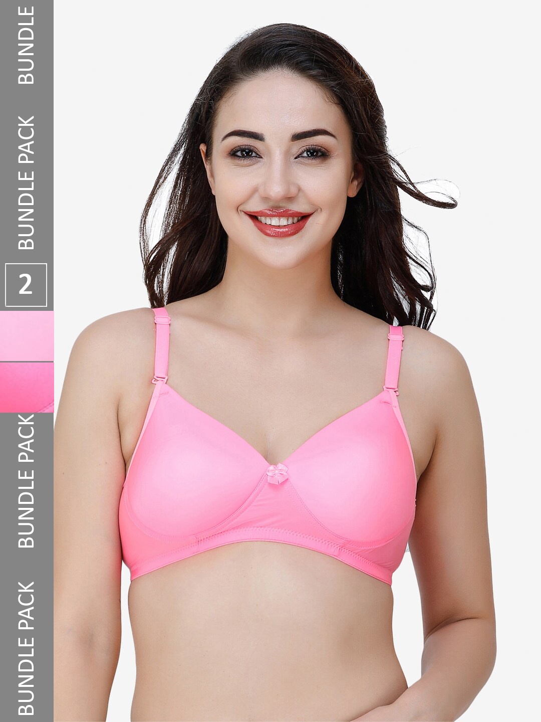 

College Girl Women Bra, Pink