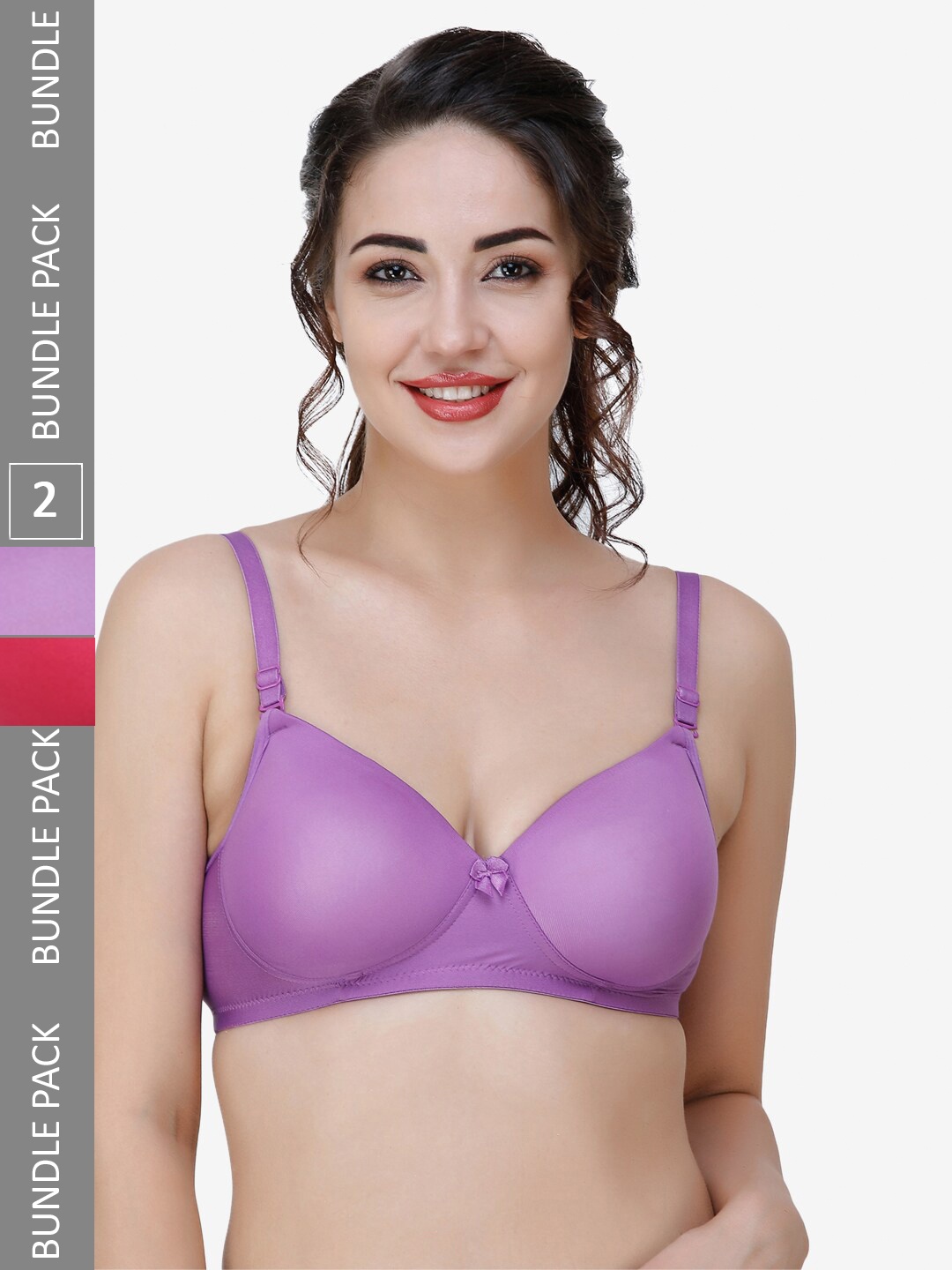 

College Girl Women Bra, Purple
