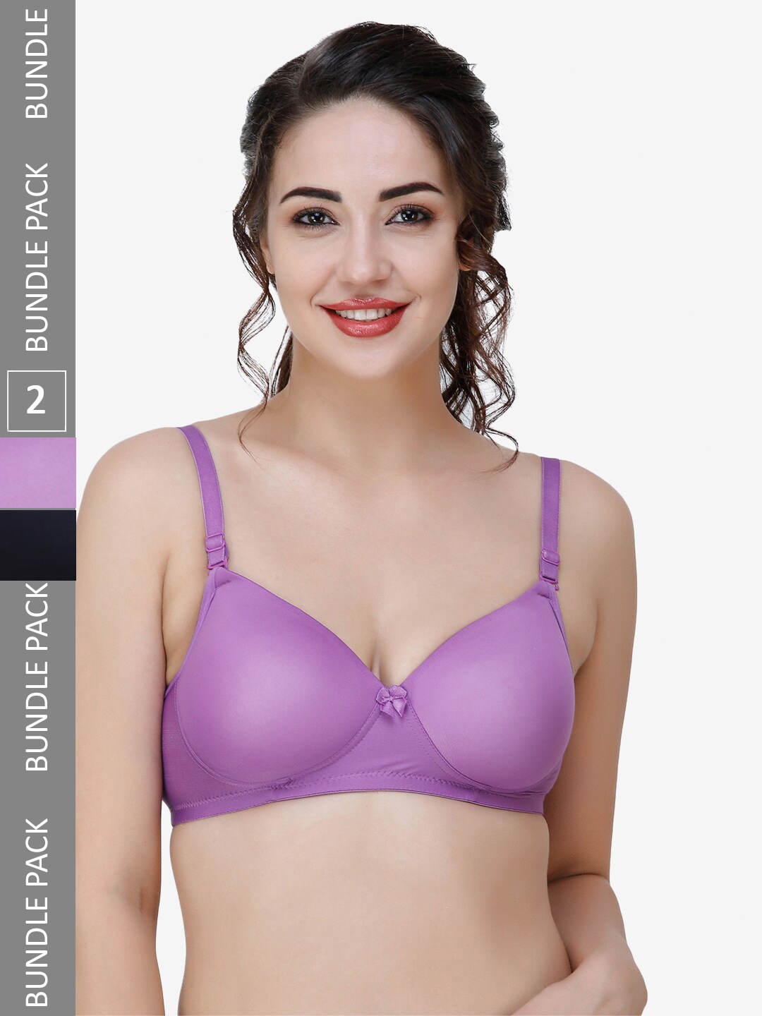 

College Girl Women Bra, Purple