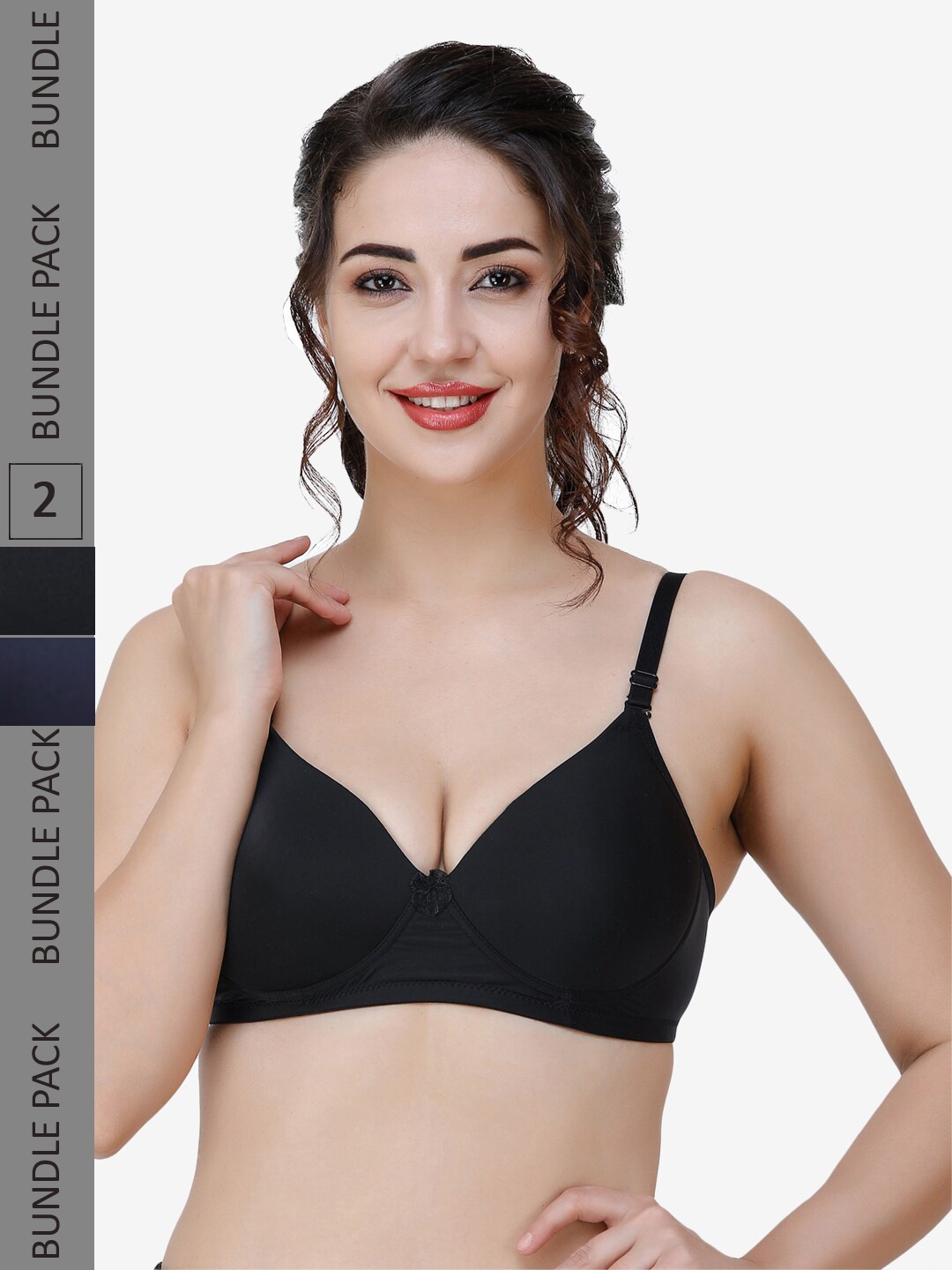 

College Girl Women Bra, Black