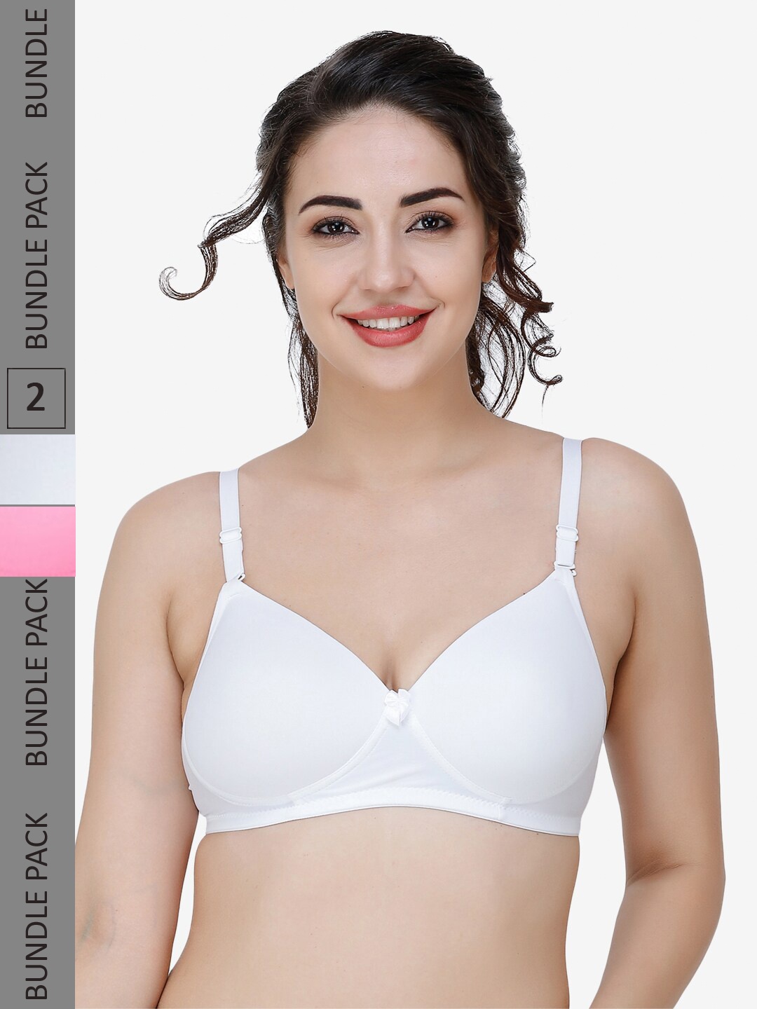 

College Girl Women Bra, White