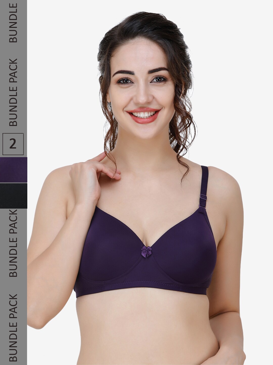 

College Girl Women Bra, Purple