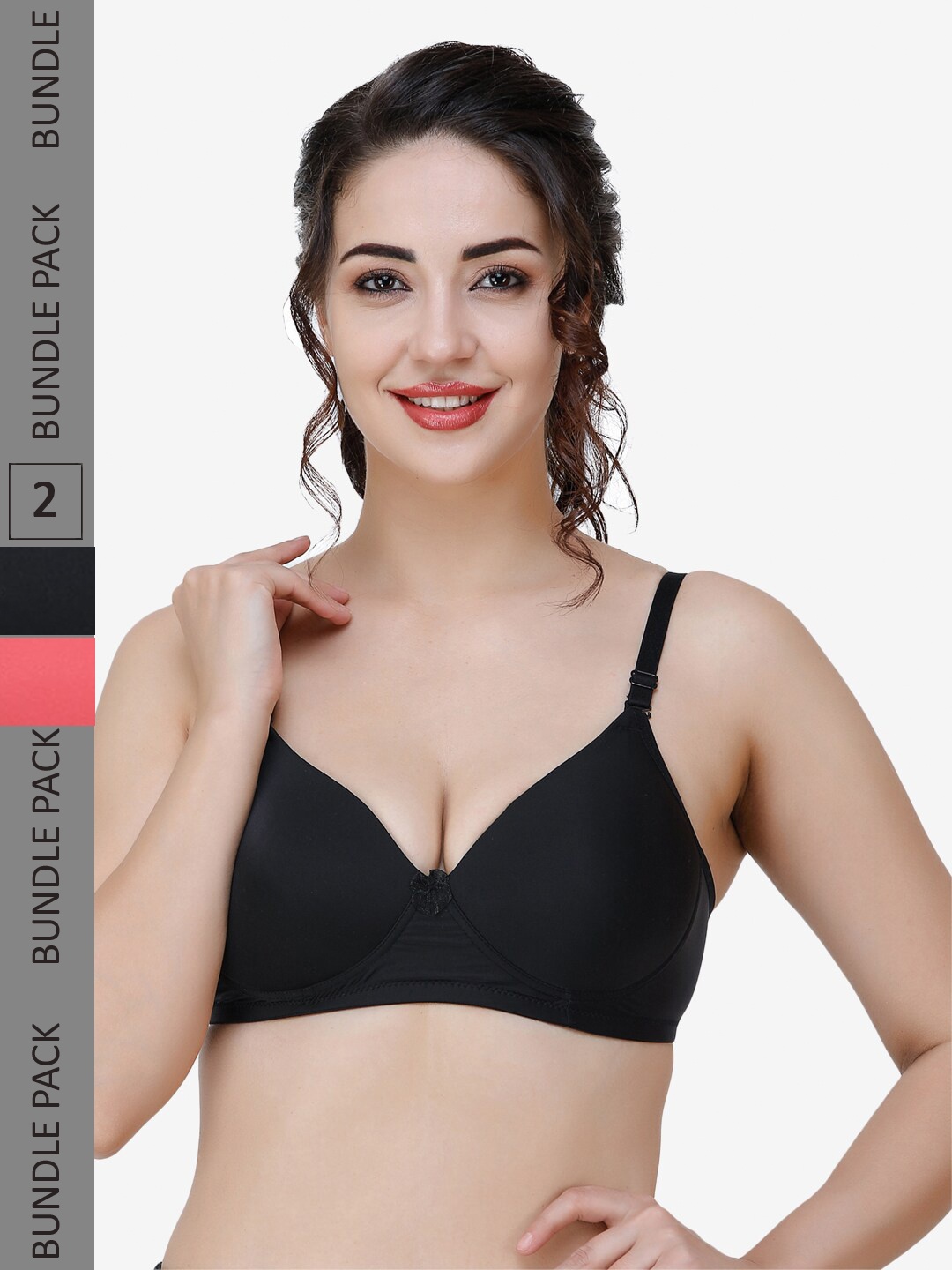 

College Girl Women Bra, Black