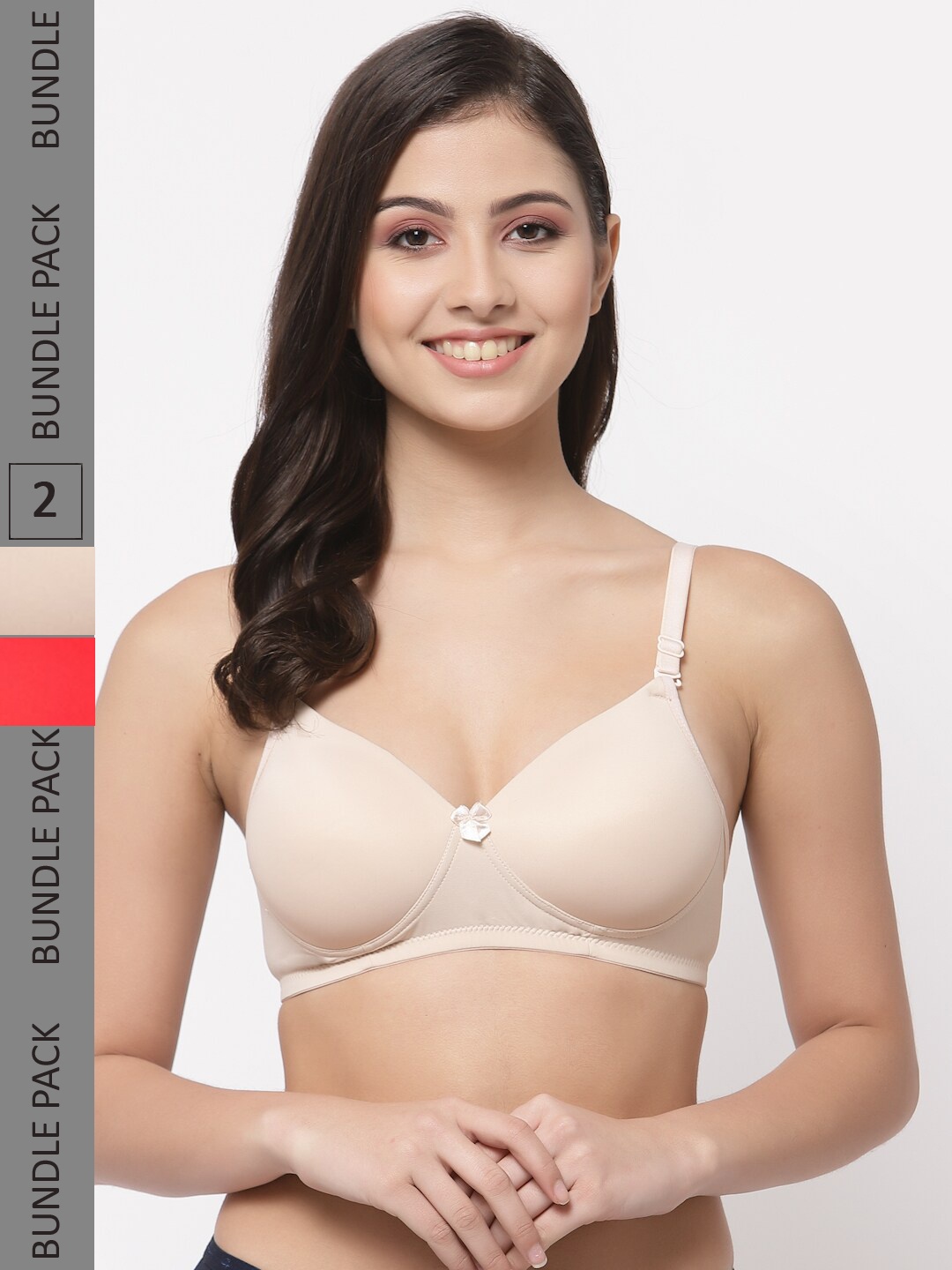 

College Girl Women Bra, Beige