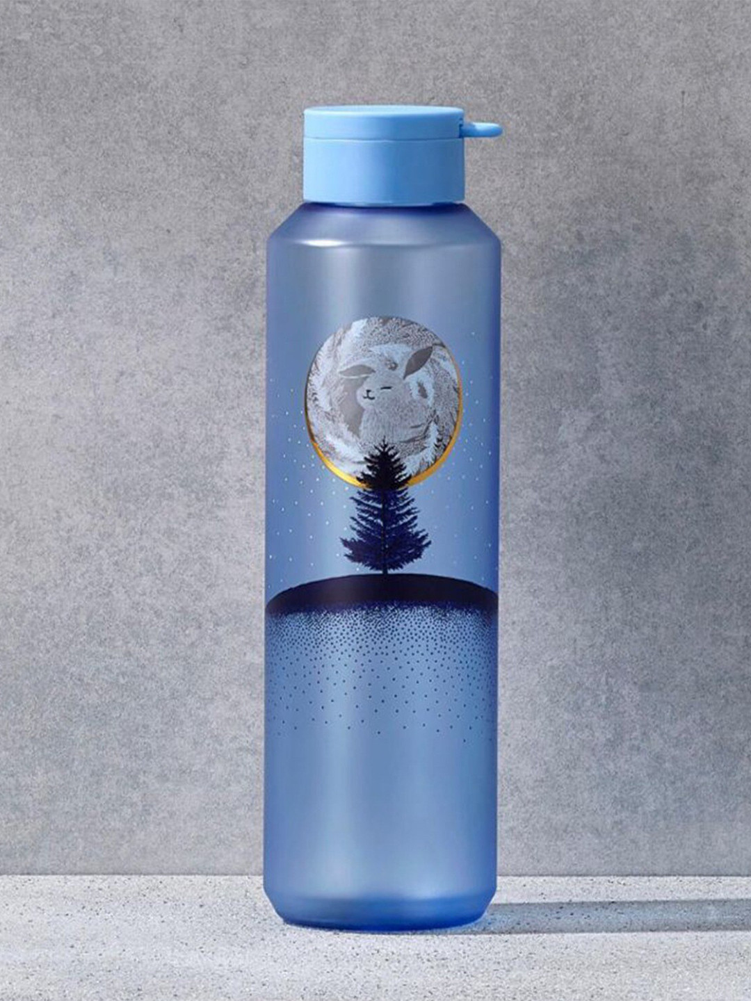 

Starbucks Light Blue Rabbit Moon Landscape Water Bottle-709 ml