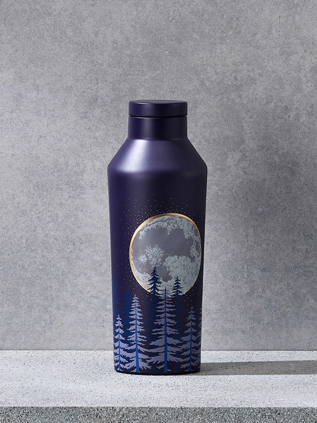 

Starbucks Blue & White Printed Stainless Steel Flask Bottle - 266 ML