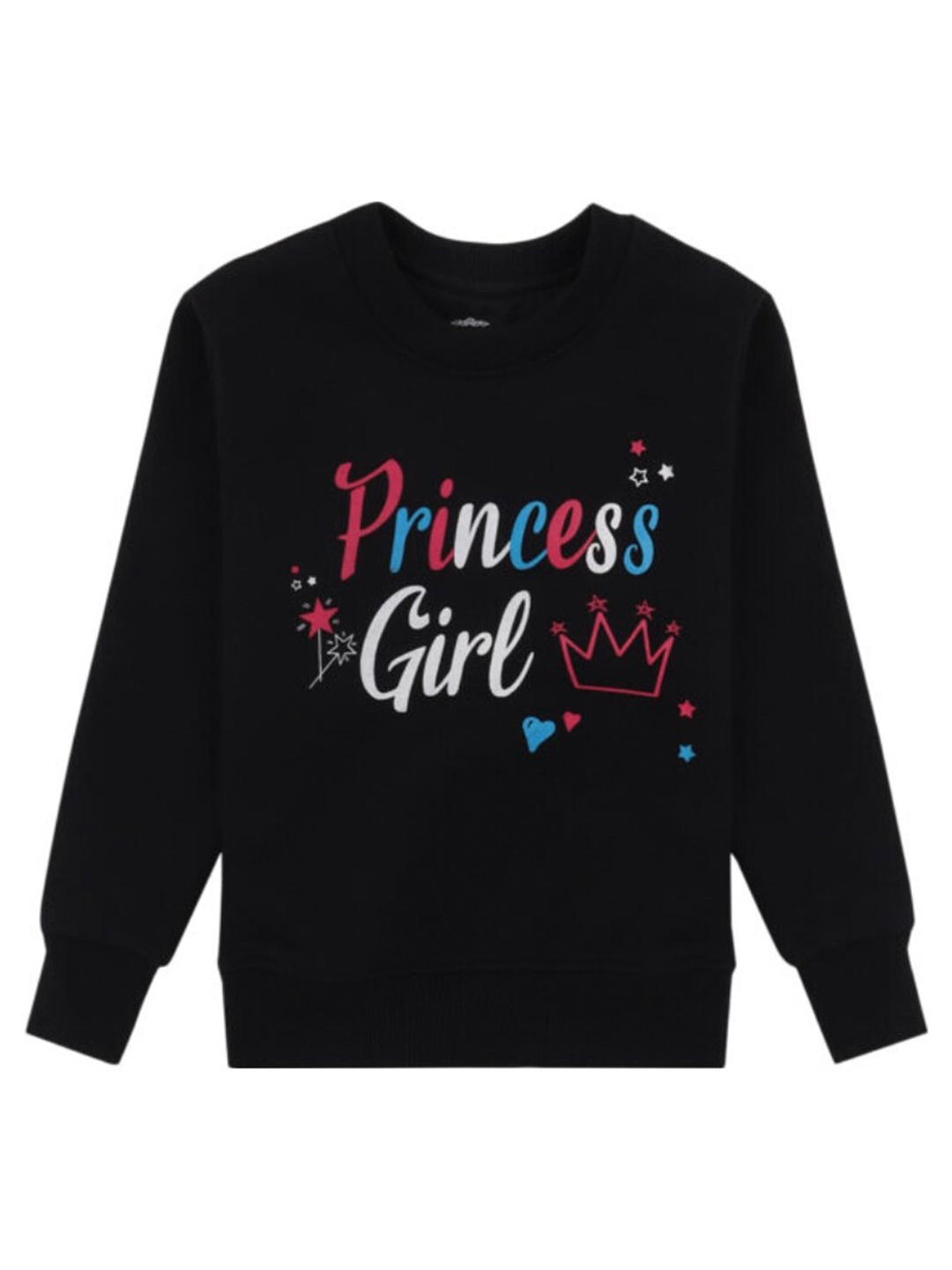 

DYCA Girls Black Printed Sweatshirt