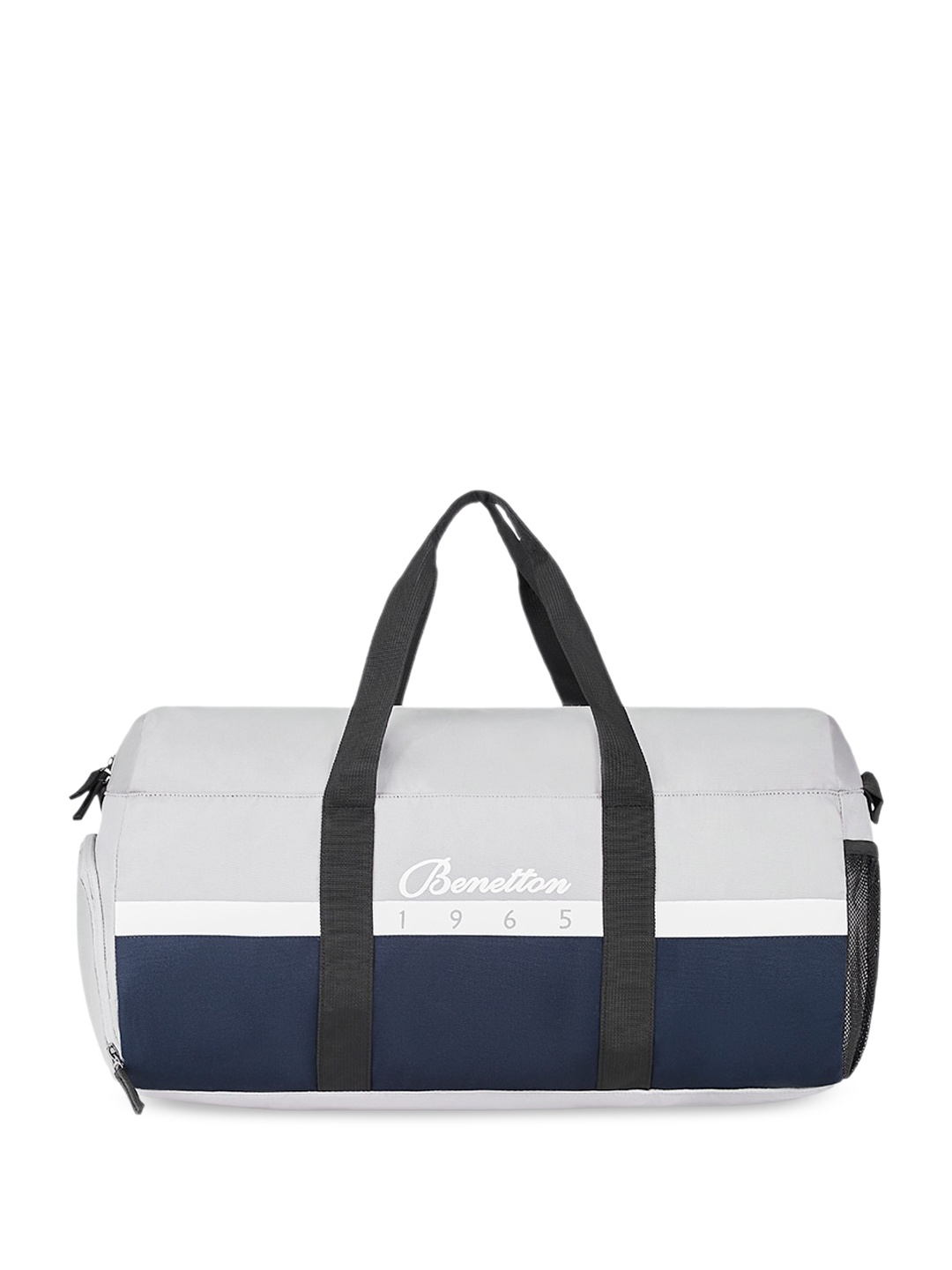 

United Colors of Benetton Colourblocked Duffel Bag, Grey