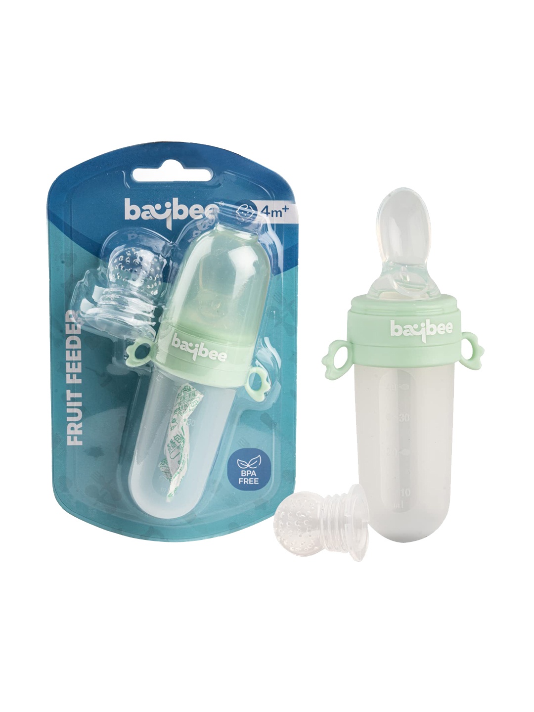 

BAYBEE Kids Nibbler With Chewing Teething Toy, Green