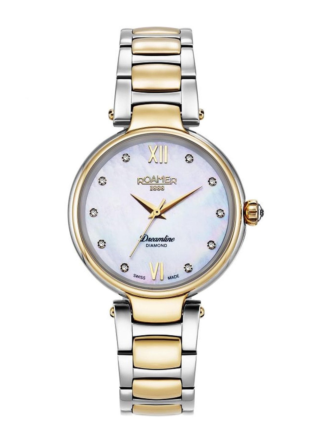 

ROAMER Women Dial Stainless Steel Bracelet Style Straps Analogue Watch 857847 47 29 50, White