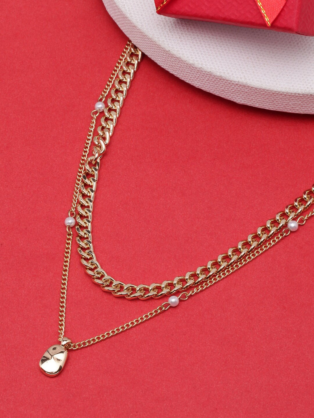 

Stylecast X KPOP Gold-Plated Layered Necklace