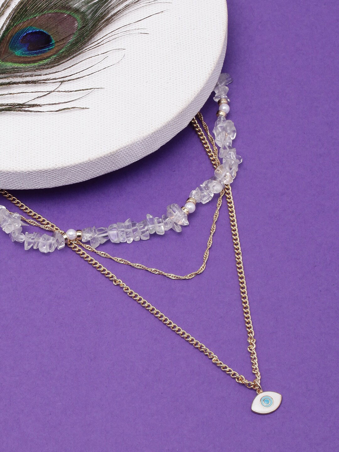 

Stylecast X KPOP Gold-Plated Layered Necklace