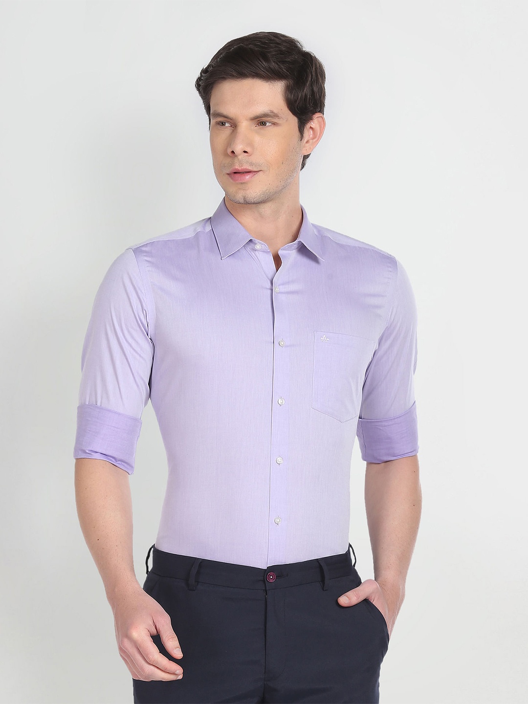 

Arrow Classic Cotton Regular Fit Formal Shirt, Lavender