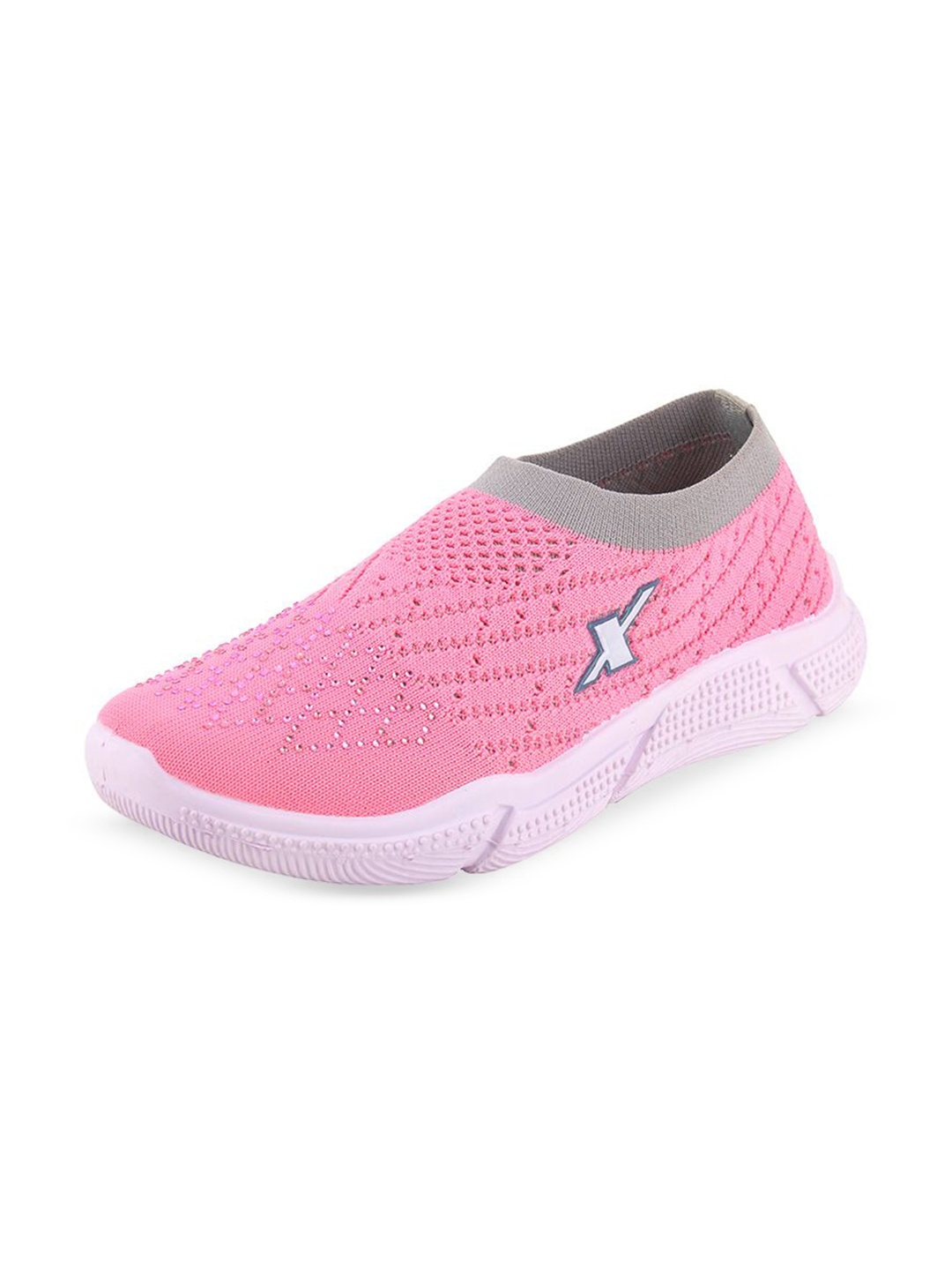 

Sparx Boys Textured Slip-On Walking Shoes, Pink