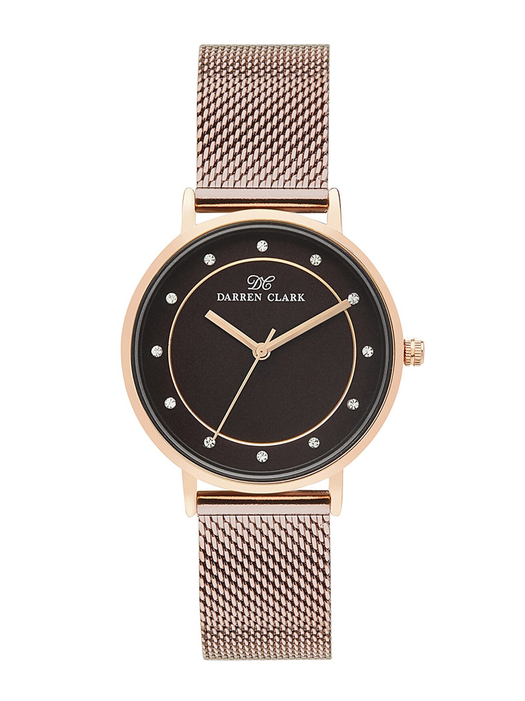 

DARREN CLARK Women Bracelet Style Analogue Watch 2005H-E0306, Brown